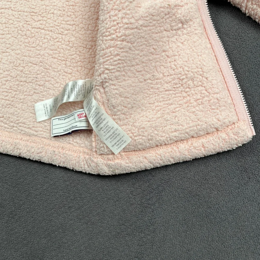 Patagonia Baby Furry Friends Hoody Toddler 5T Pink Bear Ear Full Zip 61155